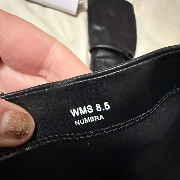 Dolce Vida Numbra Ruched Black Boots Women’s 8.5 NEW - Picture 7 of 8